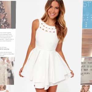 White Lulus Mini Dress
